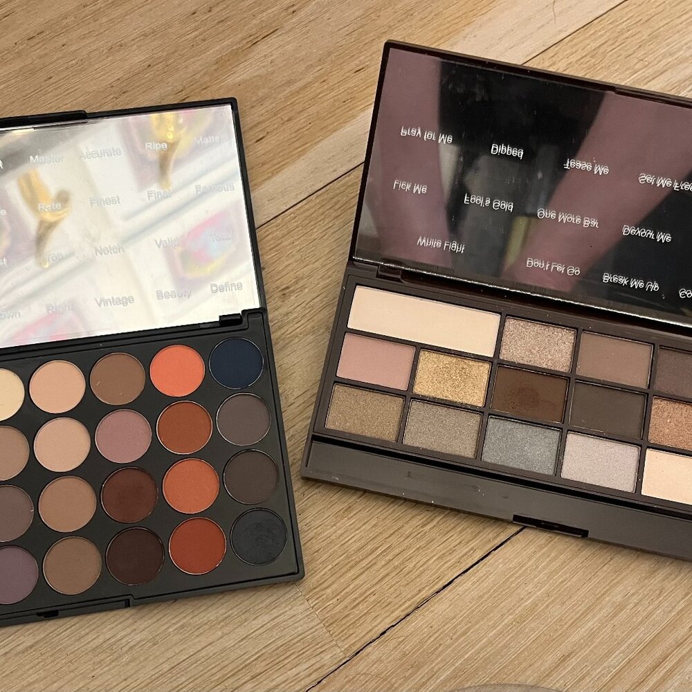 Lot of 2 Makeup Revolution Palettes - Great Condition